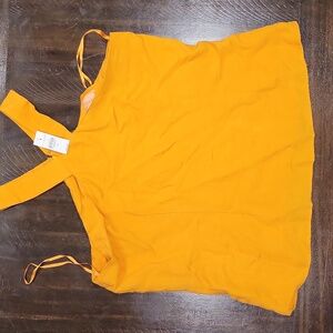 Ann Taylor Yellow Summer Top NWT